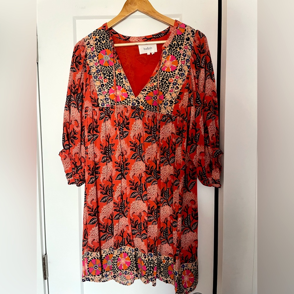BA&SH Boho Print Dress